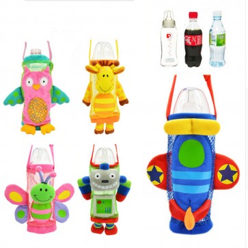 Otroški Etui za stekleničko v obliki prikupne igračke ali živalice