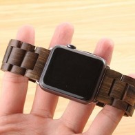 Leseni pasek za Apple Watch uro