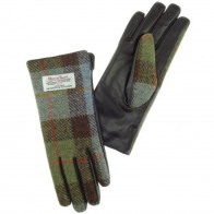 Ženske rokavice v kombinaciji usnja in volne