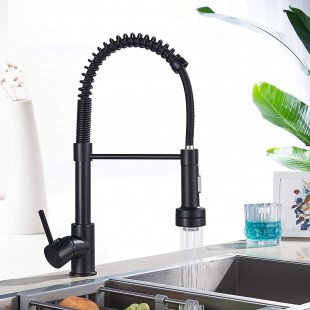 Kuhinjska pipa armatura z nastavljivim ročajem, ki ga je možno rotirati in LED osvetlitvijo